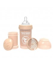 Dječja bočica protiv grčeva Twistshake Anti-Colic Pastel - Bež, 180 ml -1