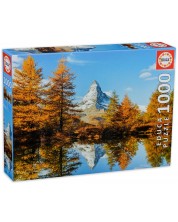 Puzzle Educa od 1000 dijelova - Vrh Matterhorna u jesen
