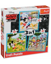 Puzzle Trefl 3 u 1 - Mickey Mouse i prijatelji