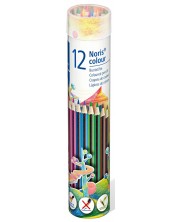 Olovke u boji Staedtler Noris Colour 185 - 12 boja, u metalnoj tubi -1