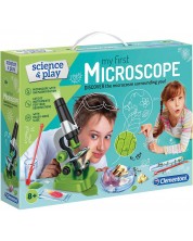 Set Clementoni Science & Play – Moj prvi mikroskop, s opremama -1