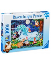 Puzzle Ravensburger od 100 XXL dijelova - Začarana šuma
