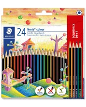 Olovke u boji Staedtler Noris Colour 185 - 20+4 boje