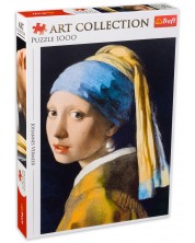 Puzzle Trefl od 1000 dijelova - Djevojka s bisernom naušnicom, Johannes Vermeer