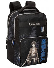 Školska torba Panini Comix Anime - Attack On Titan. 2 pretinca