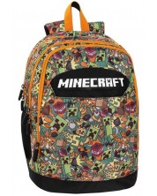 Školski ruksak Panini Minecraft - Funtage, 2 pretinca