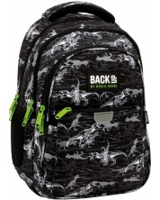 Školski ruksak BackUp P - Dinosaurs, s 3 pretinca -1