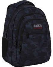 Školska torba Derform BackUp - Black Camouflage