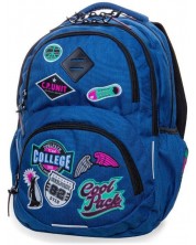 Školski ruksak Cool Pack Badges - Dart L, Denim