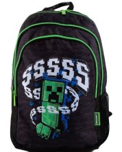 Školski ruksak Jacob - Minecraft, Creeper Style -1