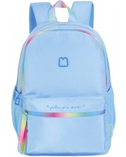 Školski ruksak Marshmallow Fantasy - Plavi, s 2 pretinca -1