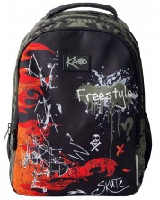 Školski ruksak Kaos 2 u 1 - Freestyle, s 4 pretinca