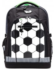 Školski ruksak YOLO Soccer - S 2 pretinca -1