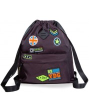 Školski ruksak Cool Pack Badges - Urban, za dječake, crna