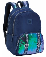 Školski ruksak Miss Lemonade Holo - S 2 pretinca, tamno plavi -1