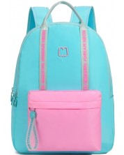 Školski ruksak Marshmallow Neon - Plavi, s 2 pretinca