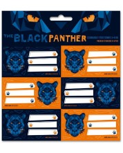 Školske naljepnice Ars Una Black Panther - 18 komada