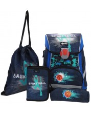 Školski set ABC 123 Basketball - 2023, ruksak, sportska torba i dvije pernice -1