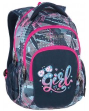Školski ruksak Pulse Teens - Happy Girl, 23 l -1