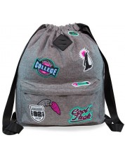 Školski ruksak Cool Pack Badges - Urban, sivi