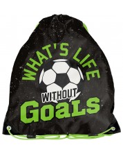 Školska sportska torba Paso Football - Zeleno-crna