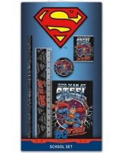 Školski set Graffiti Superman - crni