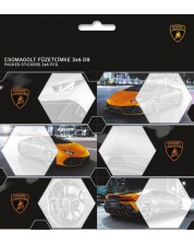 Školske naljepnice Ars Una Lamborghini - 18 komada, narančaste -1