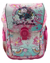 Ergonomski školski ruksak Kaos - Sweet Dream, s poklopcem -1
