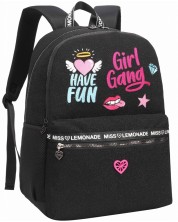 Školski ruksak Miss Lemonade Girl Gang  - S 2 pretinca, sjaj