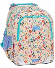 Školski ruksak Ars Una Ergo-Fit - Flower Power, 24 l -1