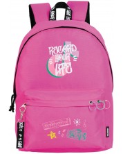 Školski ruksak Unkeeper Tiktoking Around - Record Your Life, ružičasti