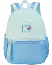 Školski ruksak Marshmallow Hearty - Plavi, s 1 pretincem