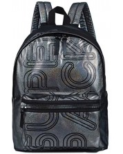 Školski ruksak S. Cool Super Pack - Metallic Black, s 1 pretincem