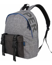 Školski ruksak Unkeeper Buckles - Svijetlo sivi -1