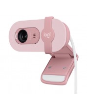 Web kamera Logitech - Brio 100, 1080p, ružičasta -1