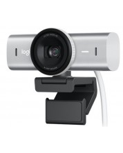 Web kamera Logitech - MX Brio, 4K Ultra HD, Pale Grey -1