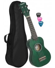 Sopran ukulele Cascha - HH 3963, zeleni -1