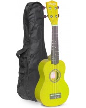 Sopran ukulele Stagg - US Lemon, s futrolom, žuti -1