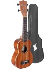 Sopran ukulele Stagg - US-30, s futrolom, smeđi -1