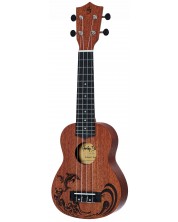 Sopran ukulele Harley Benton - Kahuna-S Dolphin, smeđi -1