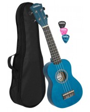 Sopran ukulele Cascha - HH 3962, plavi -1