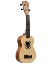 Sopran ukulele Stagg - US-30 Spruce, s futrolom, bež -1