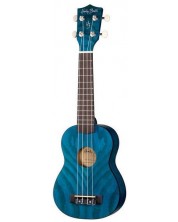 Sopran ukulele Harley Benton - UK-12 Stain Ash, plavi -1