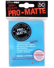 Ultra Pro Card Protector Pack - Standard Size - svijetloplavi, mat -1