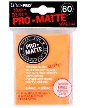 Ultra Pro Card Protector Pack - Small Size (Yu-Gi-Oh!) Pro-matte - Naranča 60 kom. -1