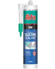 Univerzalni silikon Akfix - 100E, 280 ml, sivi -1