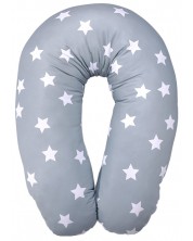 Jastuk za dojenje Lorelli - Zvijezde, 190 cm, Blue Grey Mist -1