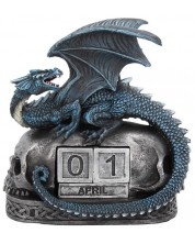 Vječni kalendar Nemesis Now Adult: Dragons - Year Keeper, 14 cm