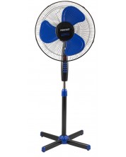 Ventilator Perfect - FM-3237, 3 brzine, 41 cm, crni/plavi