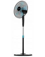 Ventilator Cecotec - EnergySilence 510, 3 brzine, 40 cm, crni/plavi -1